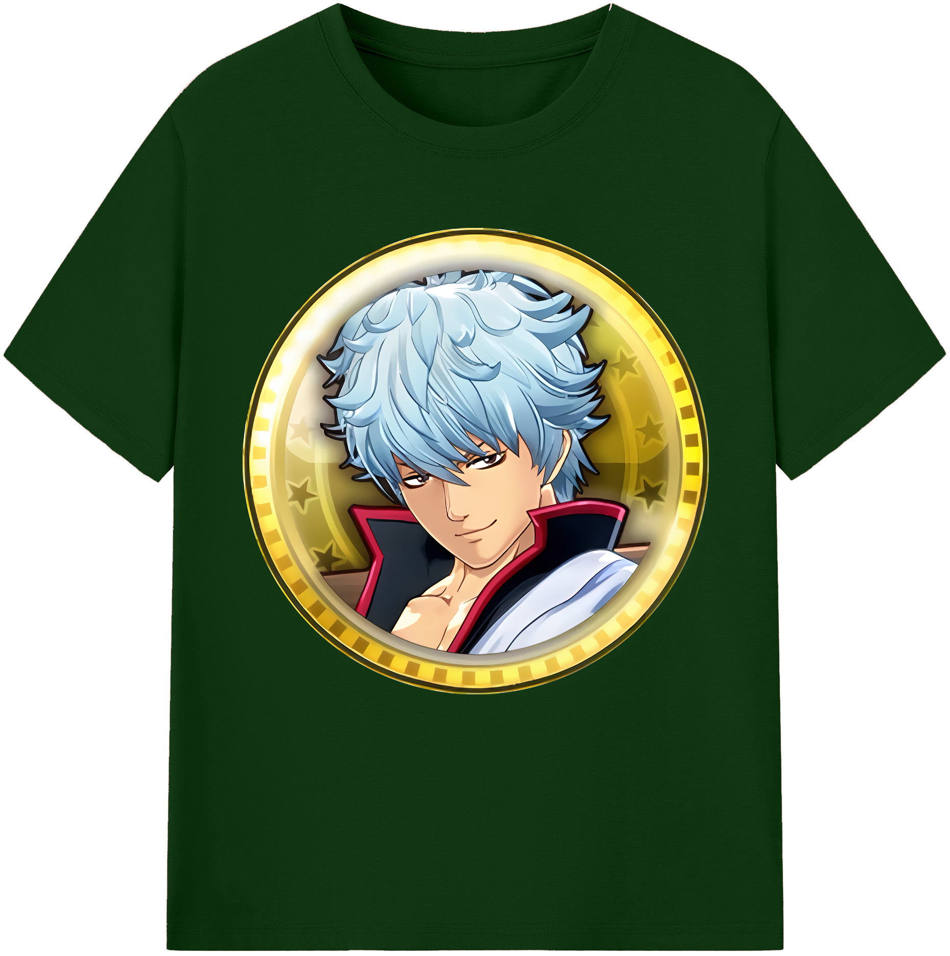 （画像用） ぎんたま 坂田銀時（さかたぎんとき） 神楽 志村新八（しむら しんぱち） GINTAMA Sakata Gintoki Kagura Shimura Shinpachi 綿100％半袖Tシャツ（フロントプリント）